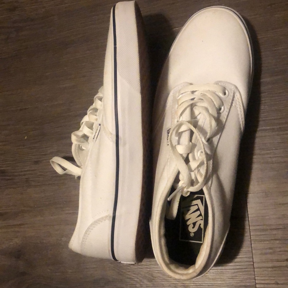 All white Vans Shoes